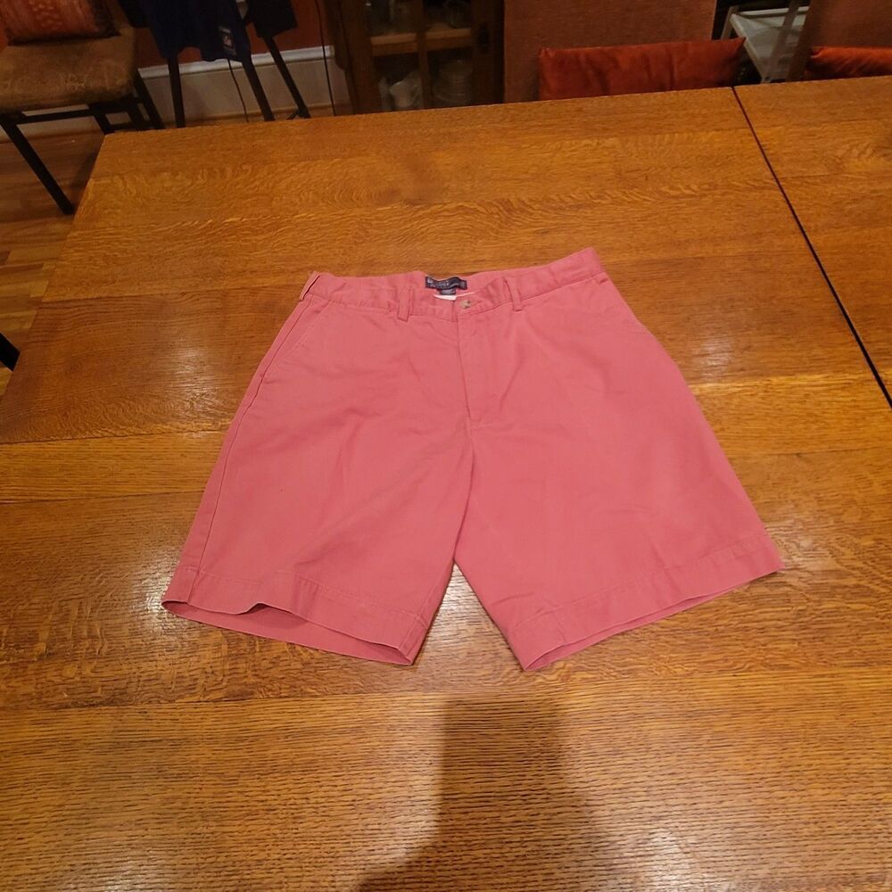 Polo Ralph Lauren Chino Shorts Cotton Men's 36 Flat Front Salmon Pink